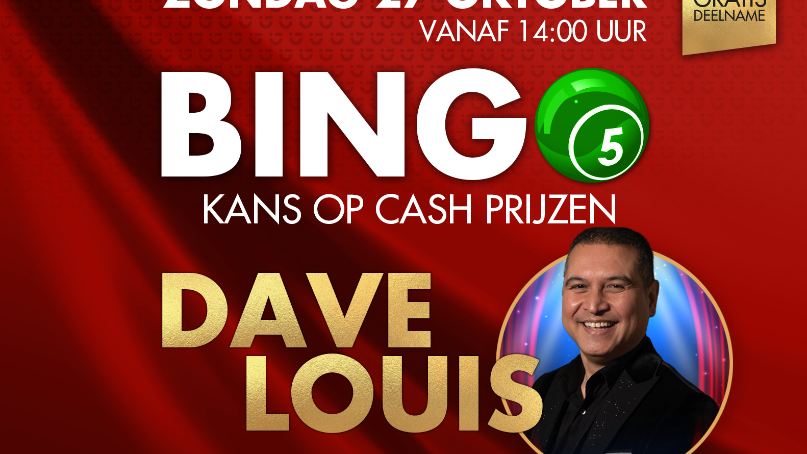 Circus Gran Casino Bingo zondag met Dave Louis