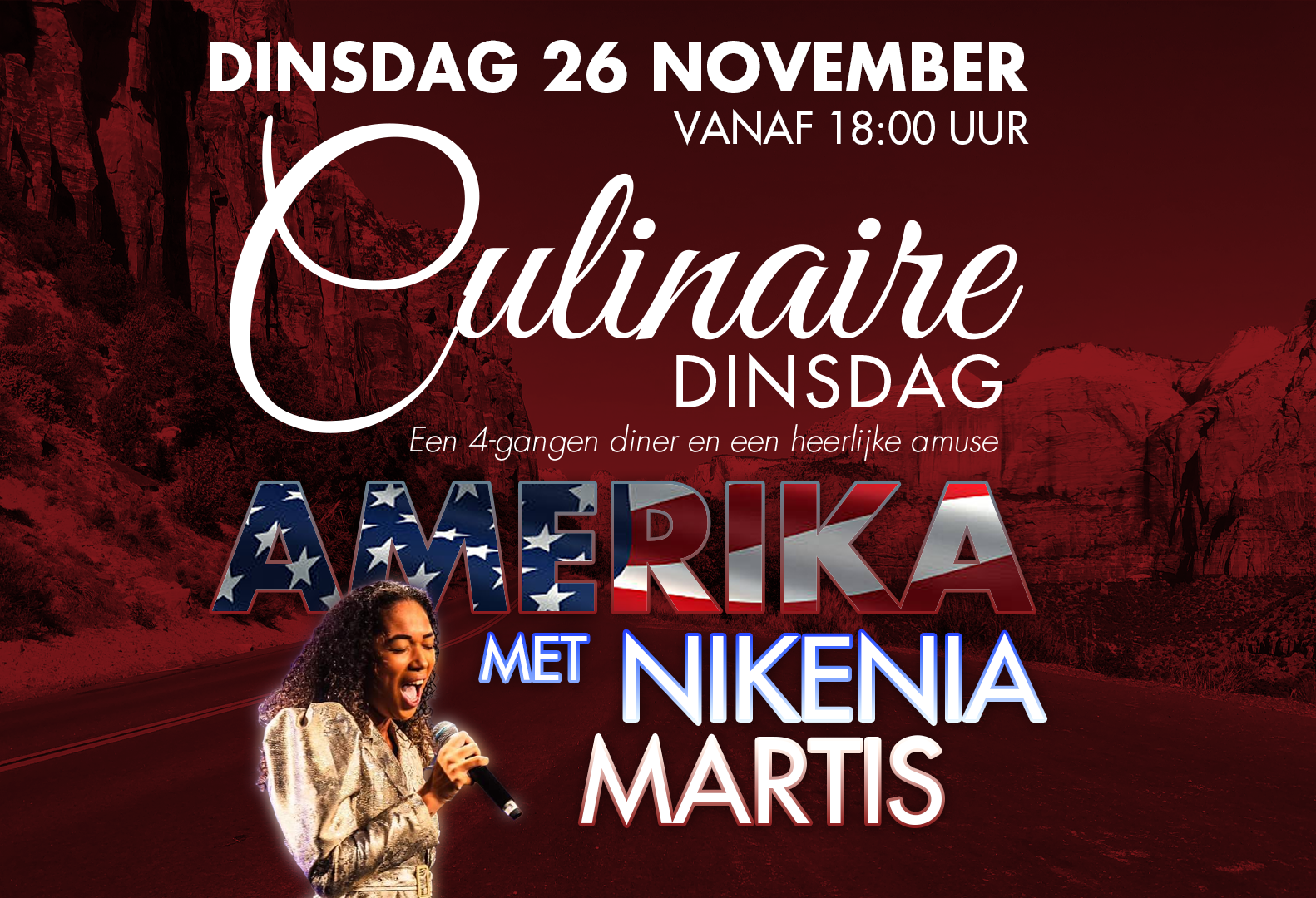 Circus Gran Casino Culinaire dinsdag met Nikenia Martis